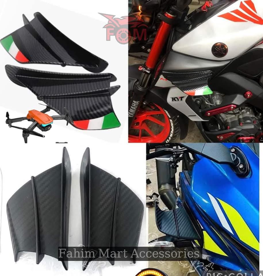 Carbon Fiber Motorcycle Wings For Any Bike